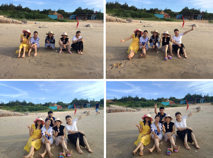 沙灘合照 沙灘合照