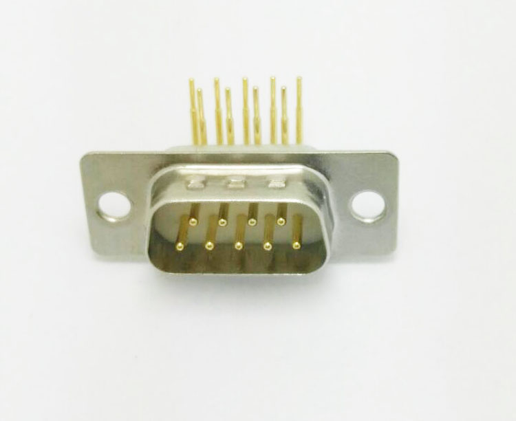 DMS-9P(公頭)光孔彎插車針白膠連接器