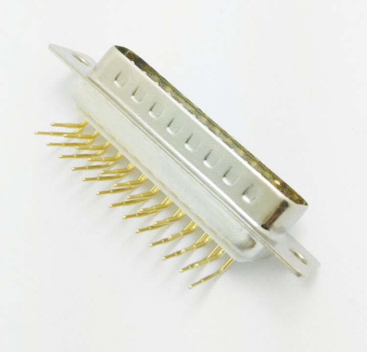 DMS-25P(公頭)光孔彎插車針白膠連接器