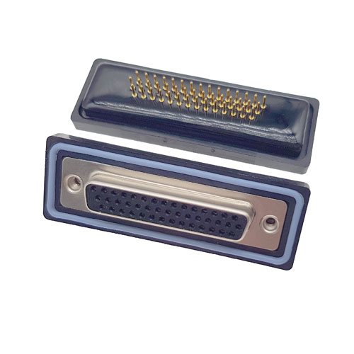 D-SUB-44P母頭180度高密度防水車(chē)針連接器 D-SUB-44P母頭180度高密度防水車(chē)針連接器