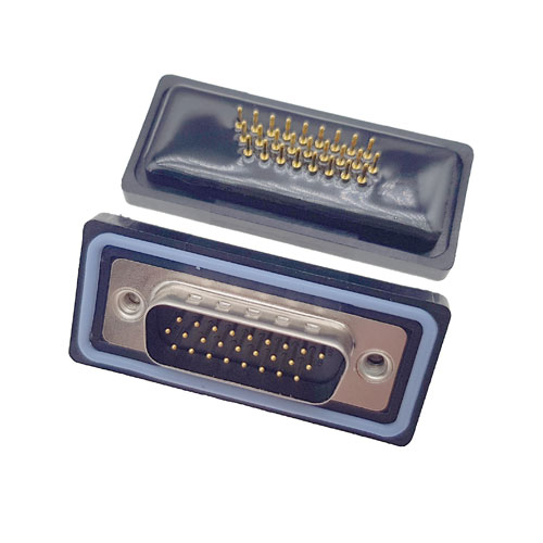 D-SUB-26P公頭180度高密度防水車(chē)針連接器 D-SUB-26P公頭180度高密度防水車(chē)針連接器