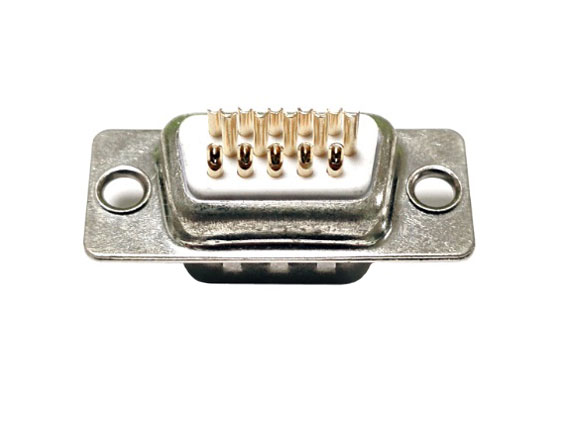 DBH 15P 公頭 傳統焊線式 車針 白膠連接器 DBH 15P 公頭 傳統焊線式 車針 白膠連接器